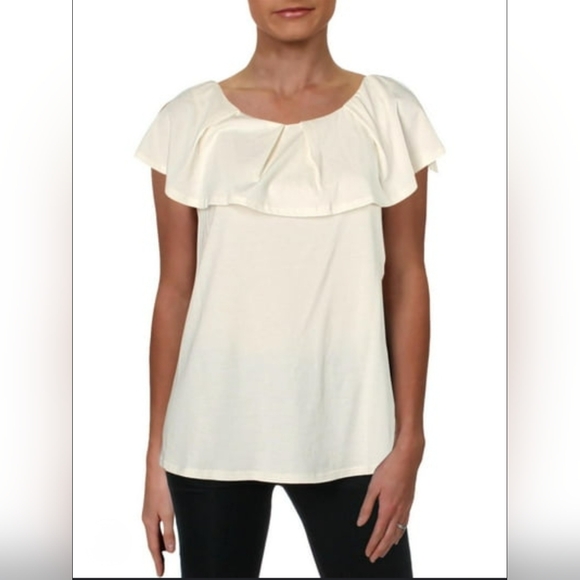 Bobeau Ruffle Layer Tank - Picture 1 of 4